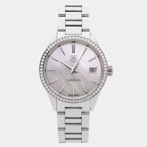 Pre Owned Pre-Owned Tag Heuer Carrera WAR1315.BA0778 Quartz  Women Watch 32 mm