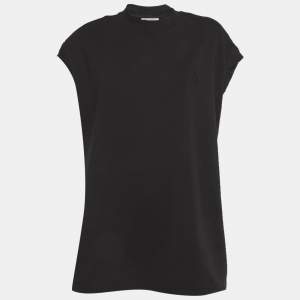 Pre Owned The Attico Black Jersey Laurie T-Shirt M