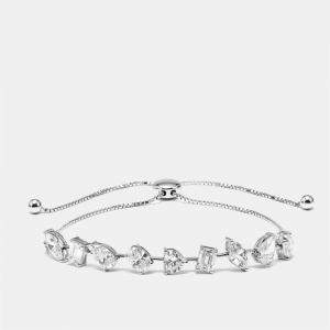 مملوكة مسبقًا 4.4 cts Oval, Pear, Marquise, Emerald Cut, Heart Lab Grown Diamonds 18k White Gold Bracelet