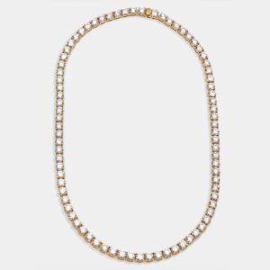 مملوكة مسبقًا 41.4 cts Round Lab Grown Diamonds 18k Yellow Gold Necklace