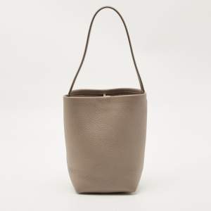Pre Owned The Row Beige Leather Small N/S Park Tote