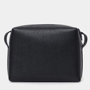 مملوكة مسبقًا The Row Black Leather Regent Crossbody Bag