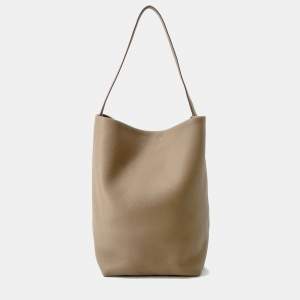 مملوكة مسبقًا The Row N/S Park Tote Dark Tope Leather Size Large