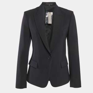 Theory Navy Blue Wool Blend Gabe B2 Blazer M