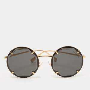 Tiffany & Co. Gold Tone/Dark Grey TF3091 Round Sunglasses