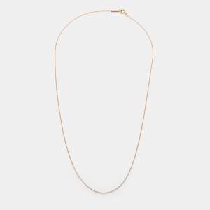 Tiffany & Co. 18k Rose Gold Pendant Chain