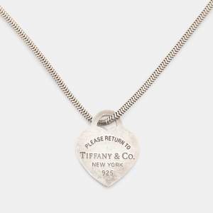 Tiffany & Co. Return To Tiffany Heart Tag Sterling Silver Pendant Necklace
