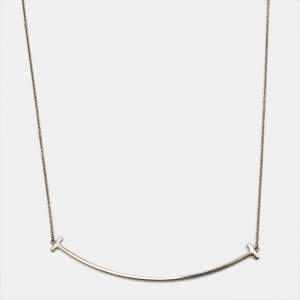 Tiffany & Co. T Smile Sterling Silver Large Necklace
