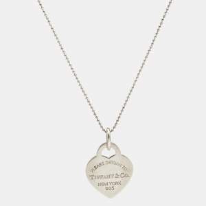 Tiffany & Co. Return To Tiffany Heart Tag Sterling Silver Long Necklace