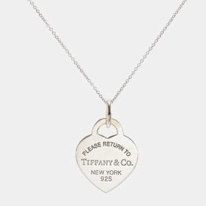 Tiffany & Co. Return To Tiffany Heart Tag Sterling Silver Pendant Necklace