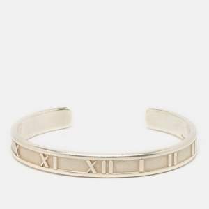Tiffany & Co. Atlas Sterling Silver Open Cuff Bracelet