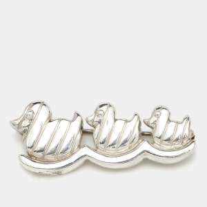 Tiffany & Co. Three Ducks Sterling Silver Brooch