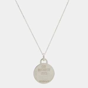 Tiffany & Co.'Go Women 2023' Sterling Silver Pendant Necklace
