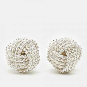 Tiffany & Co. Knot Sterling Silver Earrings
