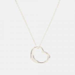 Tiffany & Co. Elsa Peretti Open Heart Sterling Silver Necklace