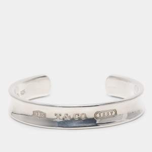 Pre Owned Tiffany & Co. 1837 Silver Open Cuff Bracelet