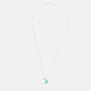 Tiffany & Co. Return To Tiffany Enamel Sterling Silver Pendant Necklace