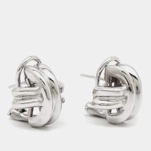 Tiffany &Co. Vintage X Sterling Silver Stud Earrings