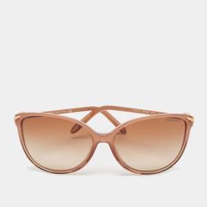 Tiffany & Co. Brown Gradient TF4061-G Crystals Cat Eye Sunglasses