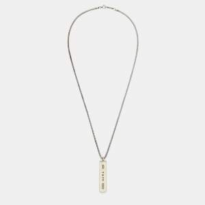 مملوكة مسبقًا Tiffany & Co. 1837 Bar Tag Sterling Silver Necklace