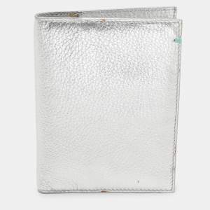 Tiffany & Co. Silver Leather Passport Holder