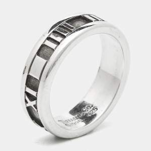 Tiffany & Co. Atlas  Silver 925 Band Ring Size 55