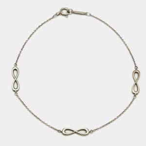 Pre Owned Tiffany & Co. Infinity Sterling Silver Bracelet