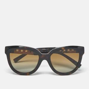 مملوكة مسبقًا Tiffany & Co. Brown Gradient TF4215-F Polarized Cat Eye Sunglasses