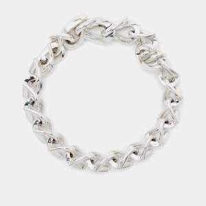 Pre Owned Tiffany & Co. Forge Sterling Silver 925 Link Bracelet