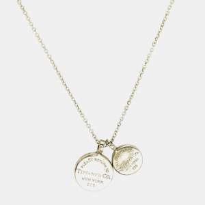 مملوكة مسبقًا Tiffany & Co. Return To Tiffany Circle Sterling Silver Necklace