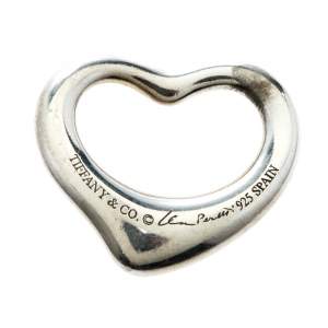 Pre Owned Tiffany & Co. Elsa Peretti Open Heart Silver Pendant