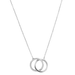 Pre Owned Tiffany & Co. 1837 Interlocking Circles Silver Pendant Necklace