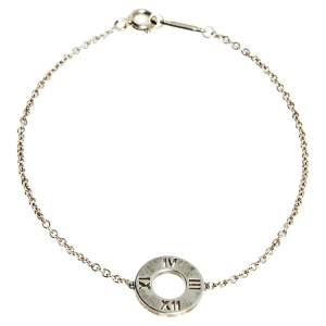 Pre Owned Tiffany & Co. Atlas Pierced Sterling Silver Bracelet 