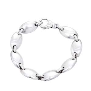 Pre Owned Tiffany & Co. Oval Link Sterling Silver Bracelet