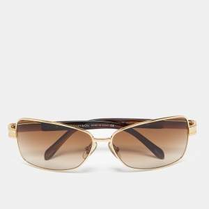 Pre Owned Tiffany & Co. Brown TF3001-B Brown Gradient Rectangle Sunglasses