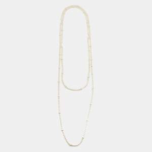 Pre Owned Tiffany & Co. Ziegfeld Collection Cultured Pearl Sterling Silver Necklace