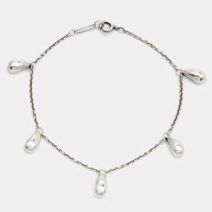 Tiffany & Co. Elsa Peretti Teardrop Sterling Silver Bracleet