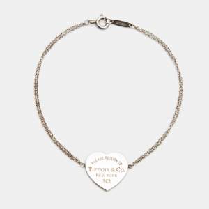 Tiffany & Co. Return To Tiffany Love Heart Tag Sterling Silver Bracelet
