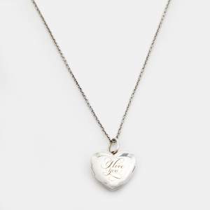 Tiffany & Co. Tiffany Heart Sterling Silver Pendant Necklace