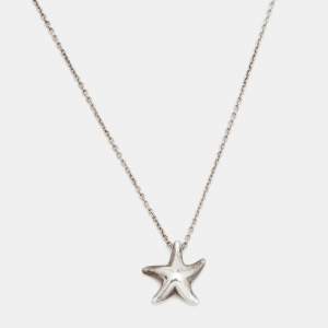 Tiffany & Co. Elsa Peretti Starfish Sterling Silver Pendant Necklace