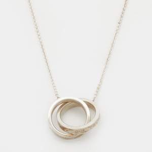 Tiffany & Co. 1837 Interlocking Circles Sterling Silver Necklace