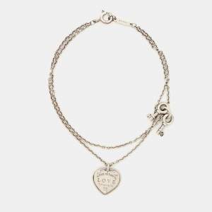 Tiffany & Co. Return To Tiffany Love Heart Tag Key Sterling Silver Bracelet