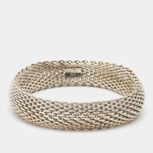 Tiffany & Co. Somerset Mesh Sterling Silver Bracelet
