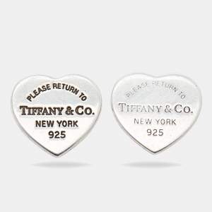 Tiffany & Co. Return To Tiffany Sterling Silver Earrings