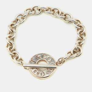 Tiffany & Co. 1837 Sterling Silver Toggle Bracelet