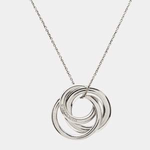 Tiffany & Co. 1837 Interlocking Circles Sterling Silver Necklace