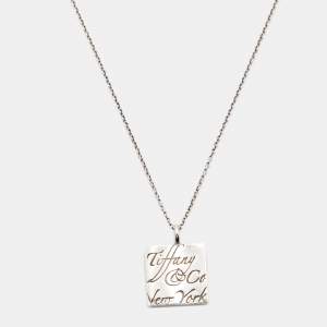 Tiffany & Co. Tiffany Notes Sterling Silver Pendant Necklace
