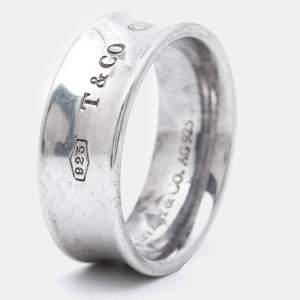 Tiffany & Co. 1837 Sterling Silver Band Ring Size 51