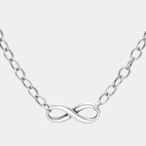 Tiffany & Co. Sterling Silver Infinity Pendant Necklace