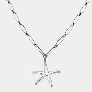 Tiffany & Co.  Starfish Sterling Silver Pendant Necklace